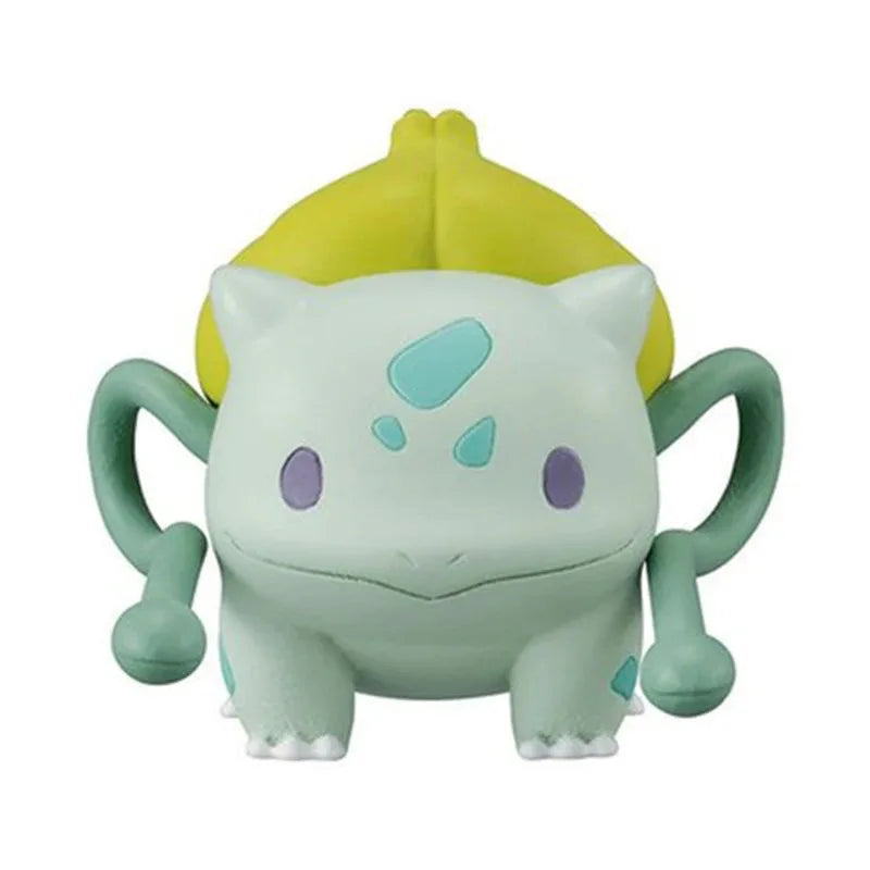 5Pcs Pokemon Pikachu Anime Action Figures 3CM Ornaments Collection Dolls Model Kawaii Charmander Squirtle Toys For Children Gift