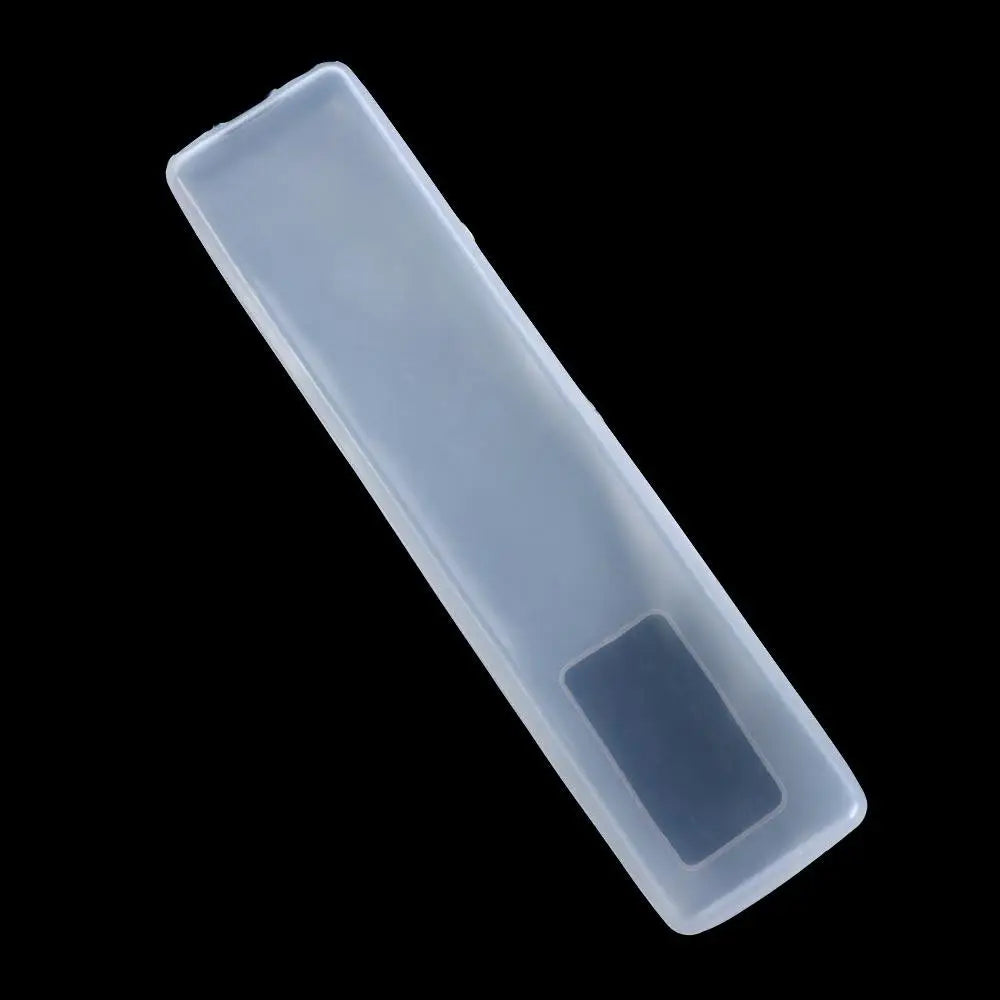 1PC Silicone TV Air Condition Remote Control Protective Case Transparent Waterproof Dust-proof Storage Bag
