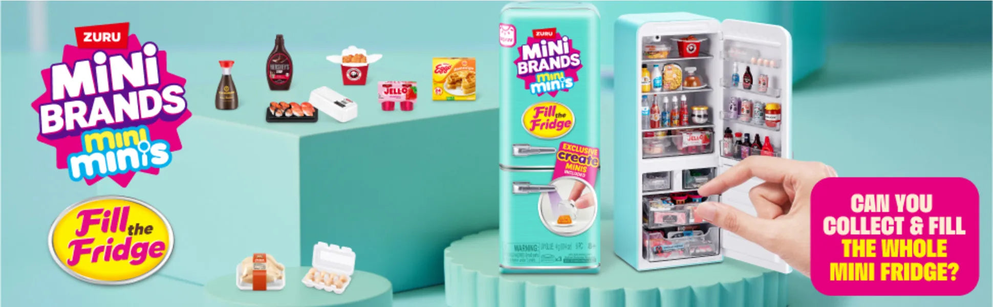 Mini Brands Fridge Mystery Ball Capsule Blind Box Set Play Kitchen Miniature Refrigerator Toys Cute Ornament Kids Birthday Gifts
