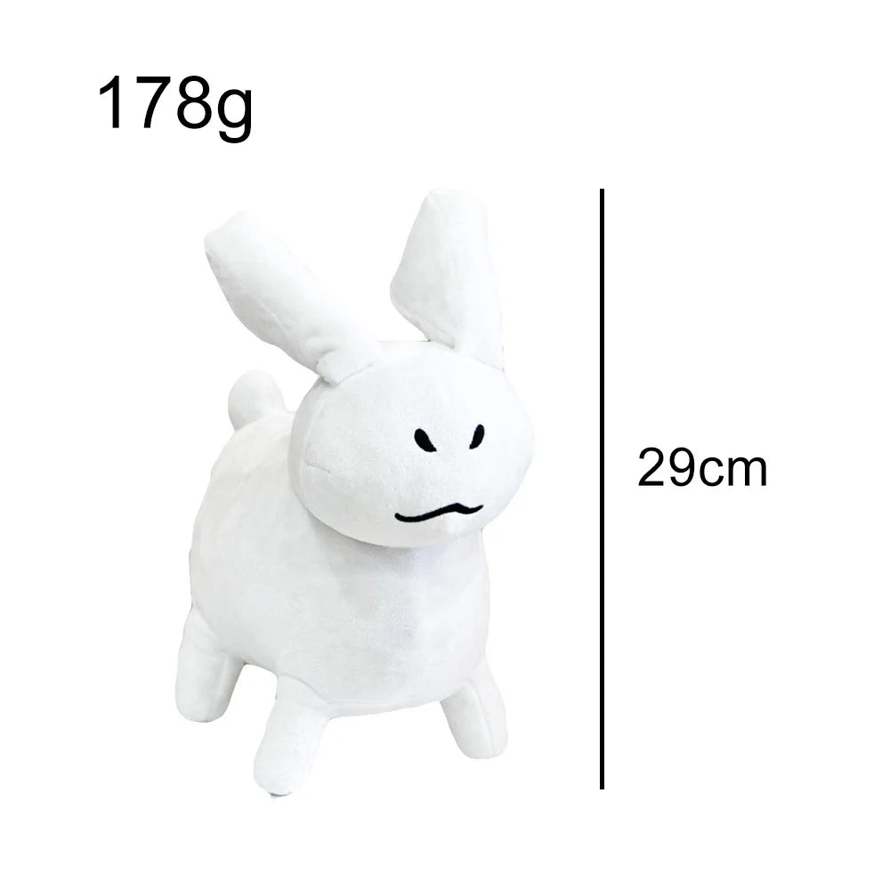 Gubby Plush White Rabbit Plush Toy Related to Fun Cartoon Games Healing Companion Plush Animals Children‘s Gifts
