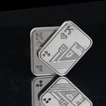 Metal Skull Push Slider Stress Relief Toy Anti Stress EDC Top Spinning Poker Toys Portable Decompress Magnetic Toys Adults Gifts