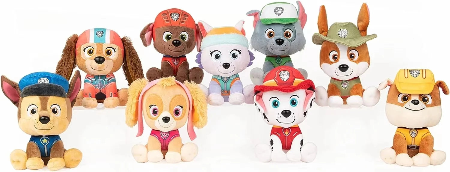 High quality 2024 Paw Patrol Chase Everest Cat Chicken Kawaii Plush Toys Anime Stuffed Doll Kids Birthday Gift Children Gift