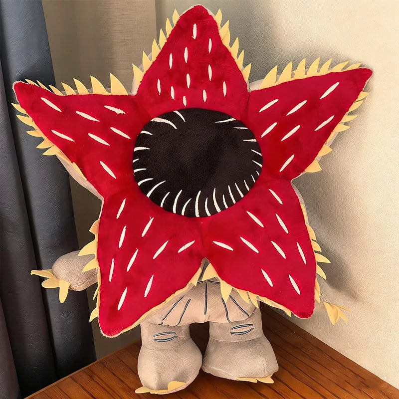 //"Devil Eating Human Flower" cartoon game character plush toy, cute little devil stuffed doll, children's gift