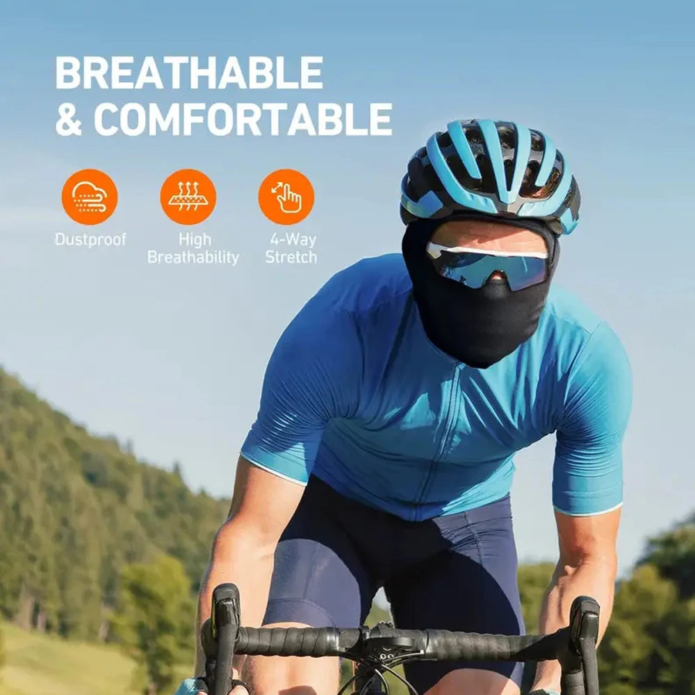 Summer Men's Women's Elastic Breathable Balaclava Hat Sunscreen Cycling Full Face Mask Scarf For Hiking Fishing Skiing