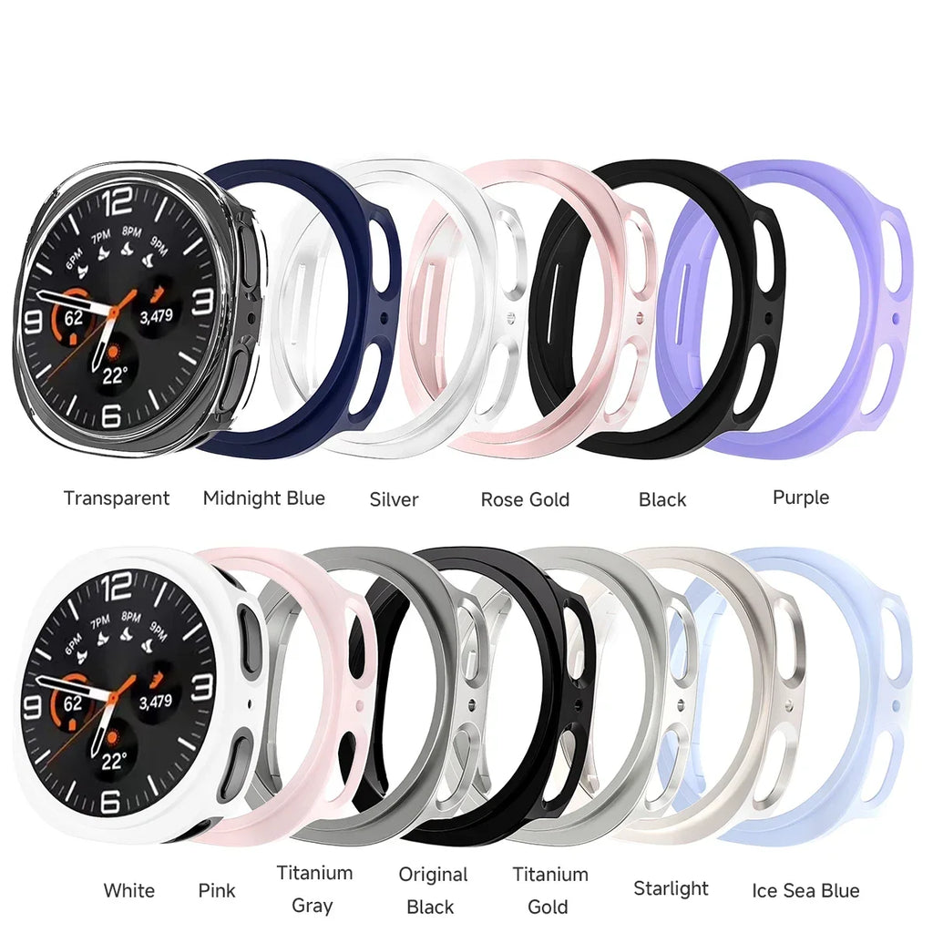 Glass+case For Samsung Galaxy watch 8 40mm 44mm scratch-resistant full-coverage screen protector For Samsung Galaxy watch8 Cover