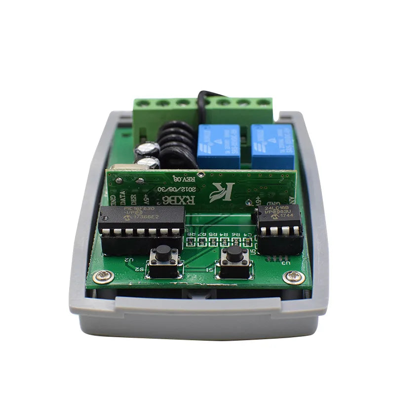 Universal Garage Door Remote Control Receiver 2CH For ERREKA ACM DEA DOORHAN AT-4 DITEC 433mhz Fixed Rolling Code