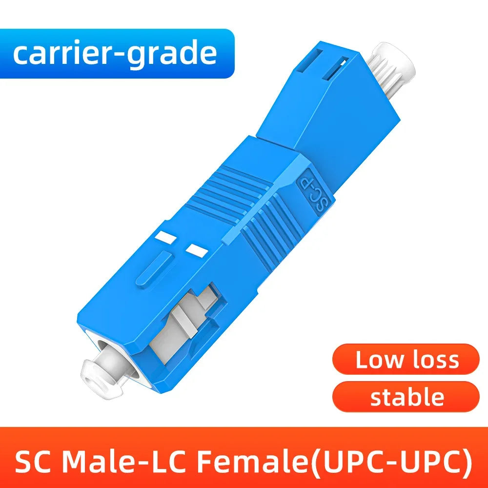 ZoeRax FC SC ST LC Male to Female Fiber Optic Connector FTTH Singlemode Adapter for Visual Fault Locator Optical Power Meter