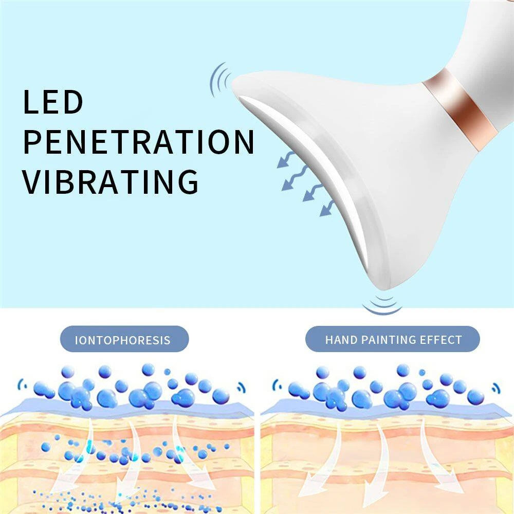 Face Lifting Device Neck Facial Eye Massage Introducer Microcurrent Skin Rejuvenation Anti Aging Beauty Device Face Massager