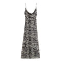MUJER Leopard Print Tulle Slip Dress Woman Backless Summer Long Dresses For Women Vintage Sexy Party Dresses Midi Holiday Dress