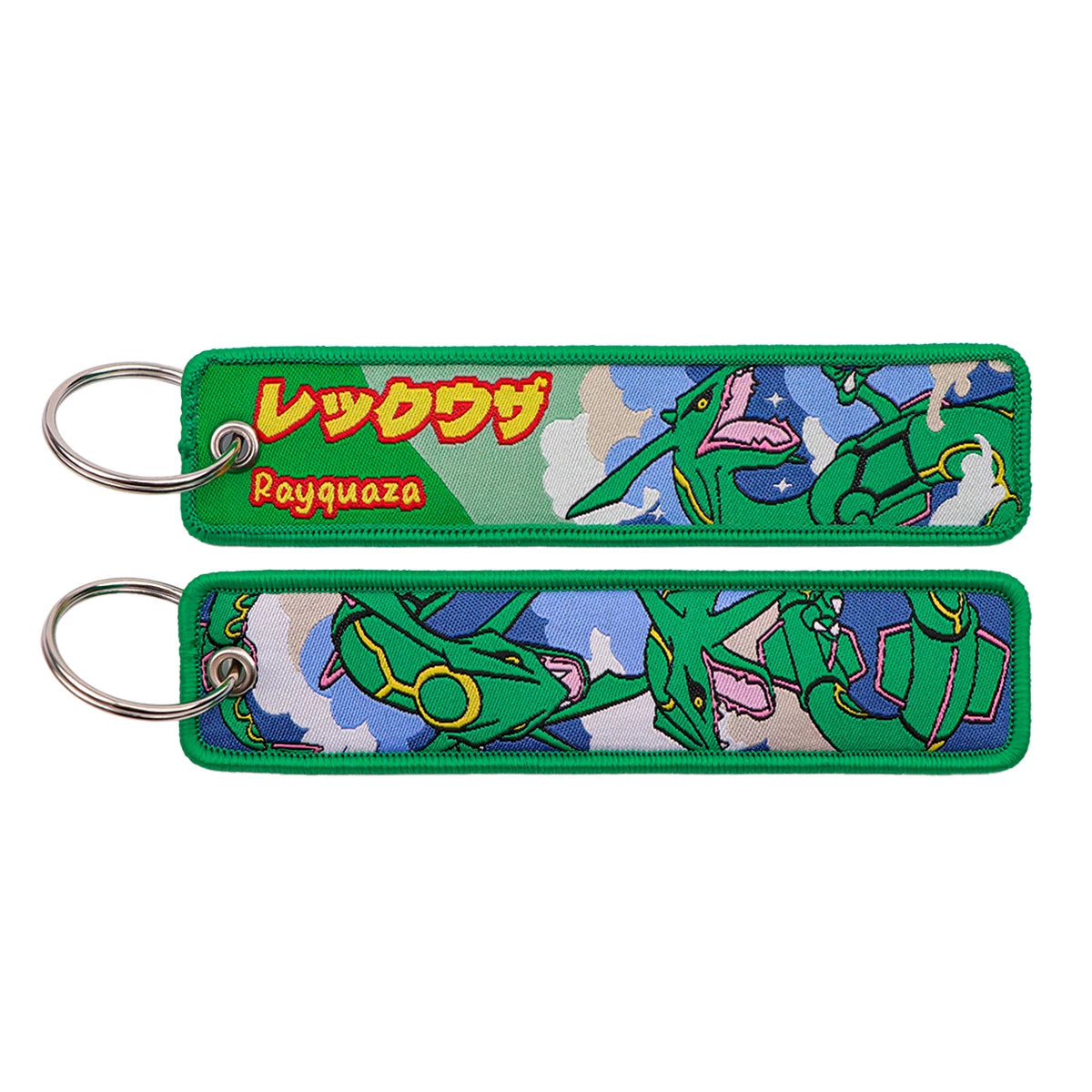 Cute Anime Elf Embroidery Key Fobs Cool Game Key Tags Keychains for Motorcycles Cars Fashion Key Rings Accessories Gifts 1pcs