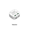 Lunzo RF 433 Self-generating Wireless switch  1 gang No Battery Required Self-Powered Waterproof Remote Control Light Swit