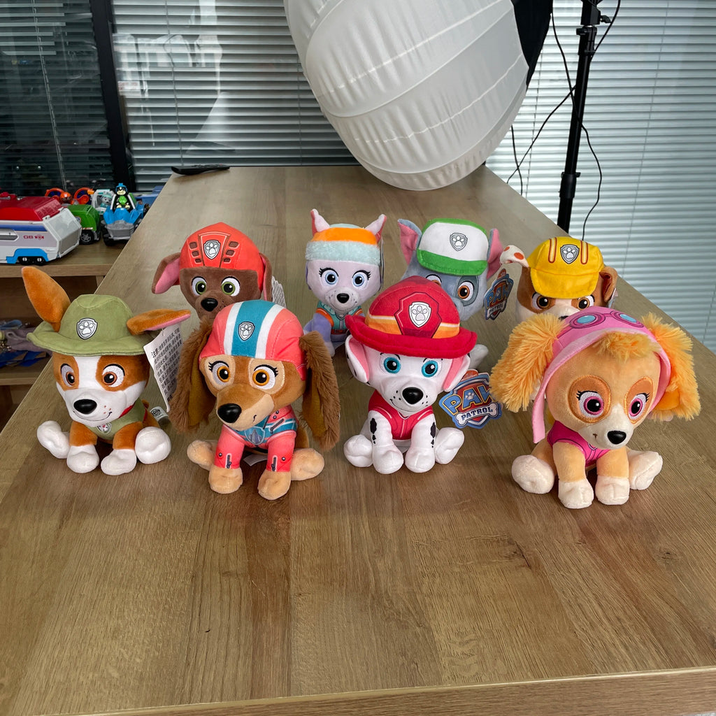 High quality 2024 Paw Patrol Chase Everest Cat Chicken Kawaii Plush Toys Anime Stuffed Doll Kids Birthday Gift Children Gift