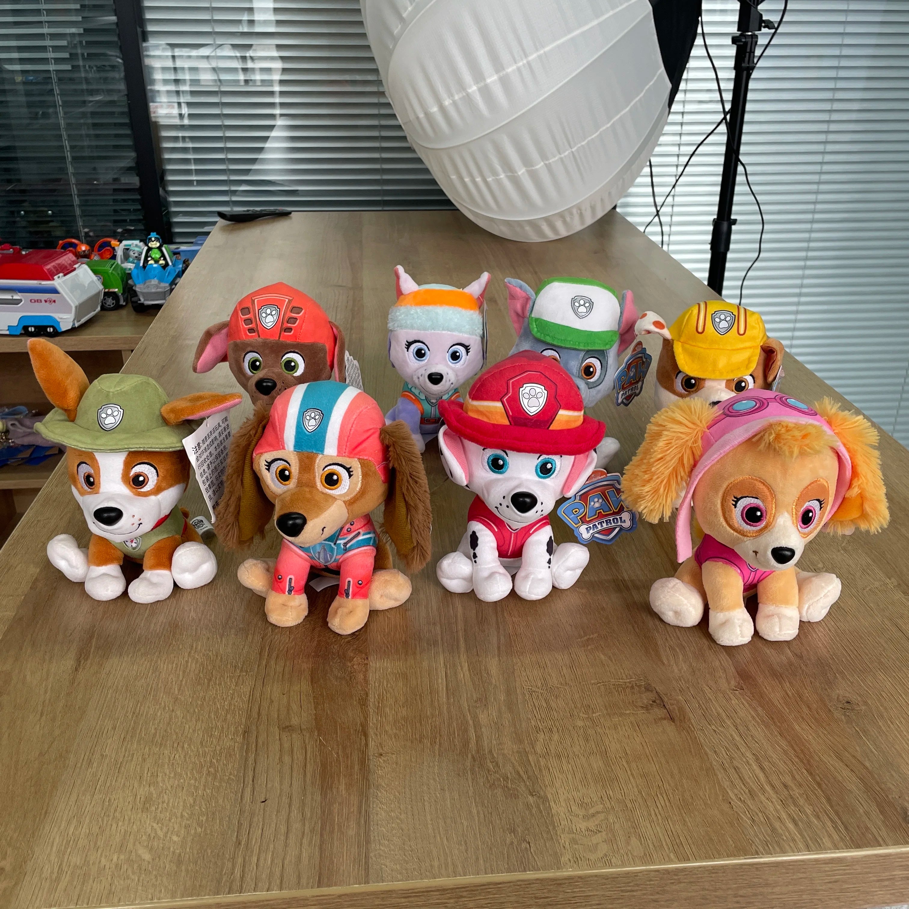 High quality 2024 Paw Patrol Chase Everest Cat Chicken Kawaii Plush Toys Anime Stuffed Doll Kids Birthday Gift Children Gift
