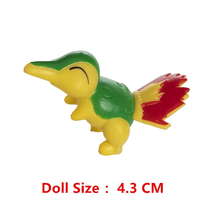 New Pokemon 4-13Cm Cartoons Movie Anime Figure Pikachu Lucario Mewtwo Flying Dragon Pet  Action Figures Model Toy Birthday Gifts
