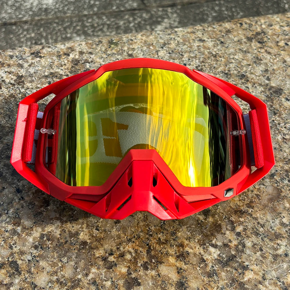 100 Off-road Goggles Motocross Glasses Motorcycle Sunglasses Man MTB ATV Mask Windproof Protection Skiing Cycling Racing Goggles