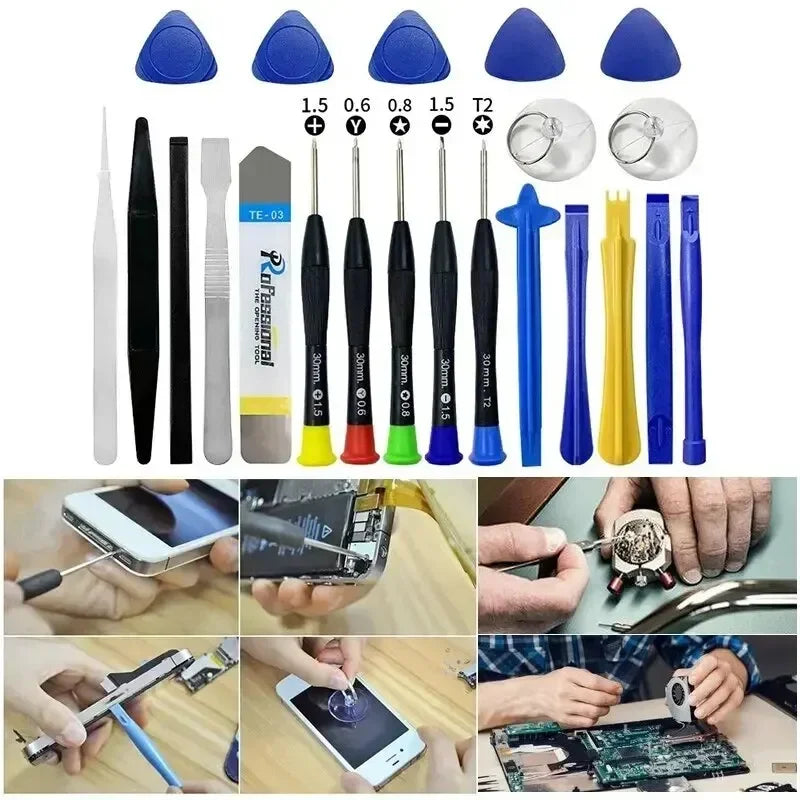 22 In 1 Universal Phone Repair Tools Kit Set Mobile Phone iPad Laptop Screwdriver Maintenance Kit Repair Tools Opening Set