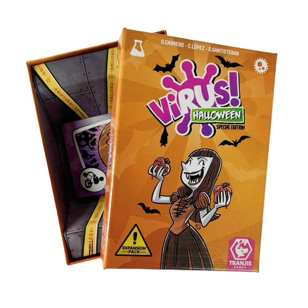 Interesting Virus Infected Card Game English Version Tabletop Card Interactive Game for Family Gatherings Couples Adult Parties