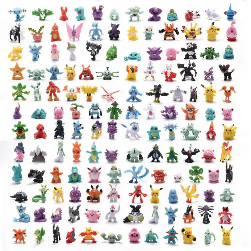 Pokémon Toys 7Cm Elf Ball 2-3cm Anime Action PokeBall Figures Monster Toy Model Dolls Children Christmas Gift