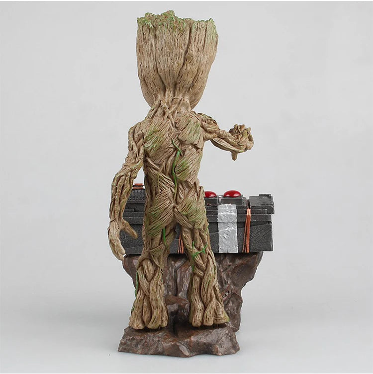 Marvel Guardians Of The Galaxy Groot Statue Model Avengers Cute Baby Tree Man Pvc Anime Action Figure Toys Collection Kids Gift