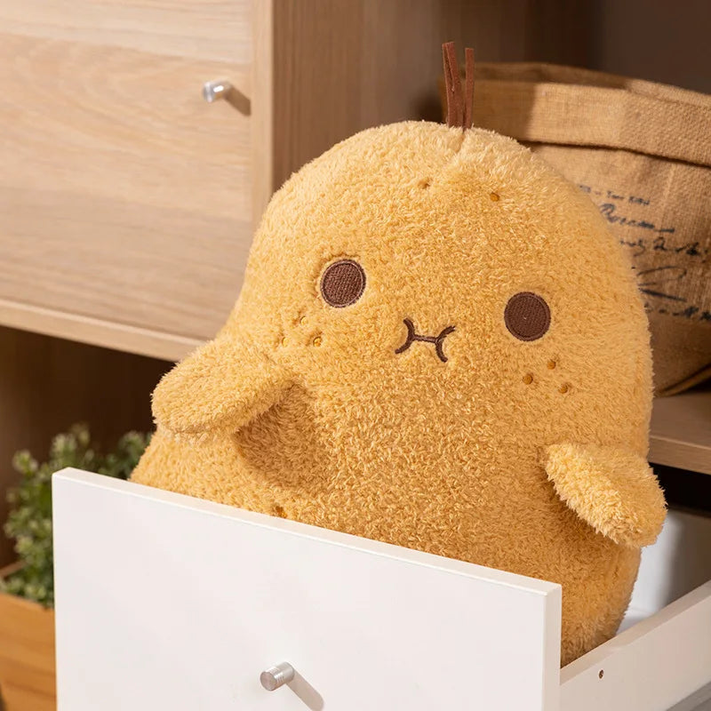 Kawaii Vegetable Potato Plush Pillow New Yellow With Expression Potato Soft Plush Toy Adornment Bedroom Gift For Boys And Girls