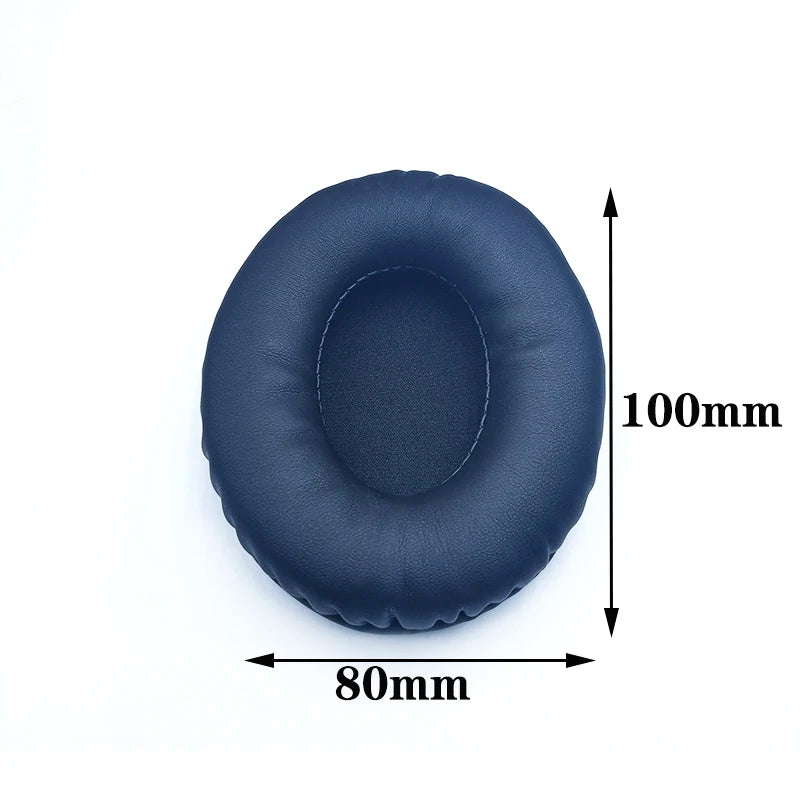 Oval Ear Pads For Headphones Covers Sponge Leather Foam Cushion 60*70 60*80 65*85 70*90 75*95 80*100 85*100 85*105 90*105 90*110