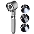 3 Modes Shower Head Adjustable High Pressure Water Saving Shower One-Key Stop Water Massage Shower Head with Filter Element