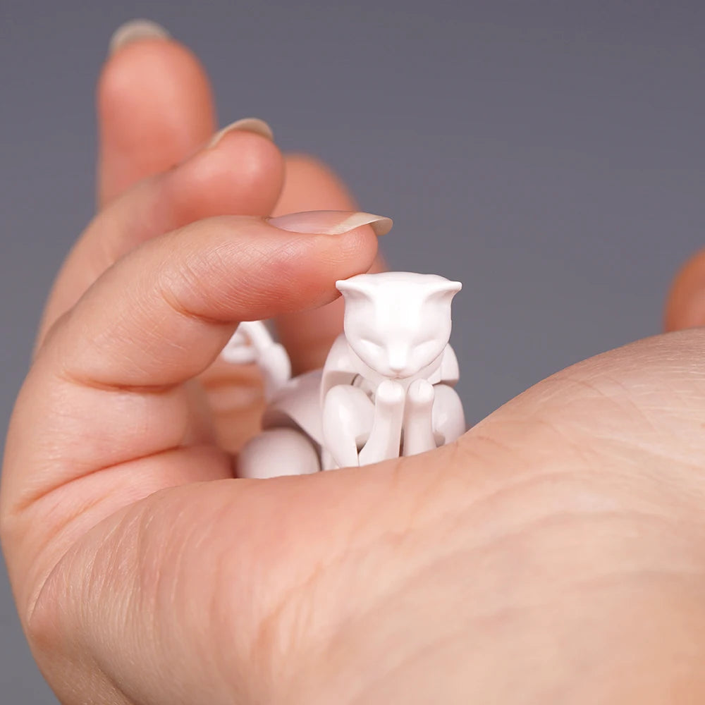 New 1/2 Palm Mini Articulated Action Figure - Anime Character Base Model with Movable Joints - Gashapon Artist Reference Tool