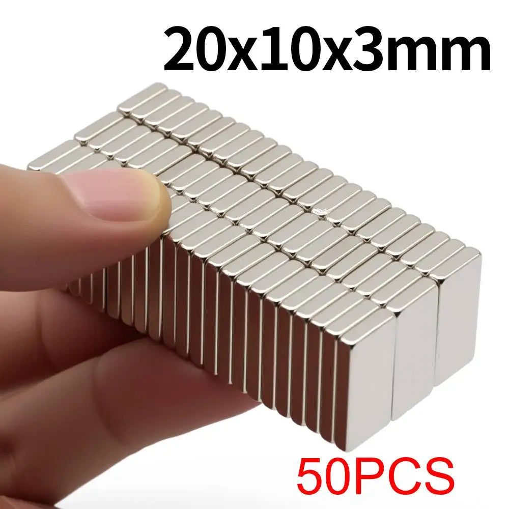20x10x3mm Super Strong Neodymium Magnet N35 NdfeB Permanent Magnetic imanes Block Powerful Magnets Refrigerator Magnet