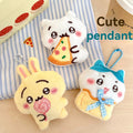 1/3 Pcs Chiikawa Cute Plush Cartoon Doll Pendant Brooch Backpack Keychain Decoration Pendant