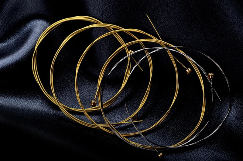 RX-A30 011-050 Acoustic Guitar Strings Antirust Coating Hexagonal Core 75/25 Brass Alloy Winding Accessories