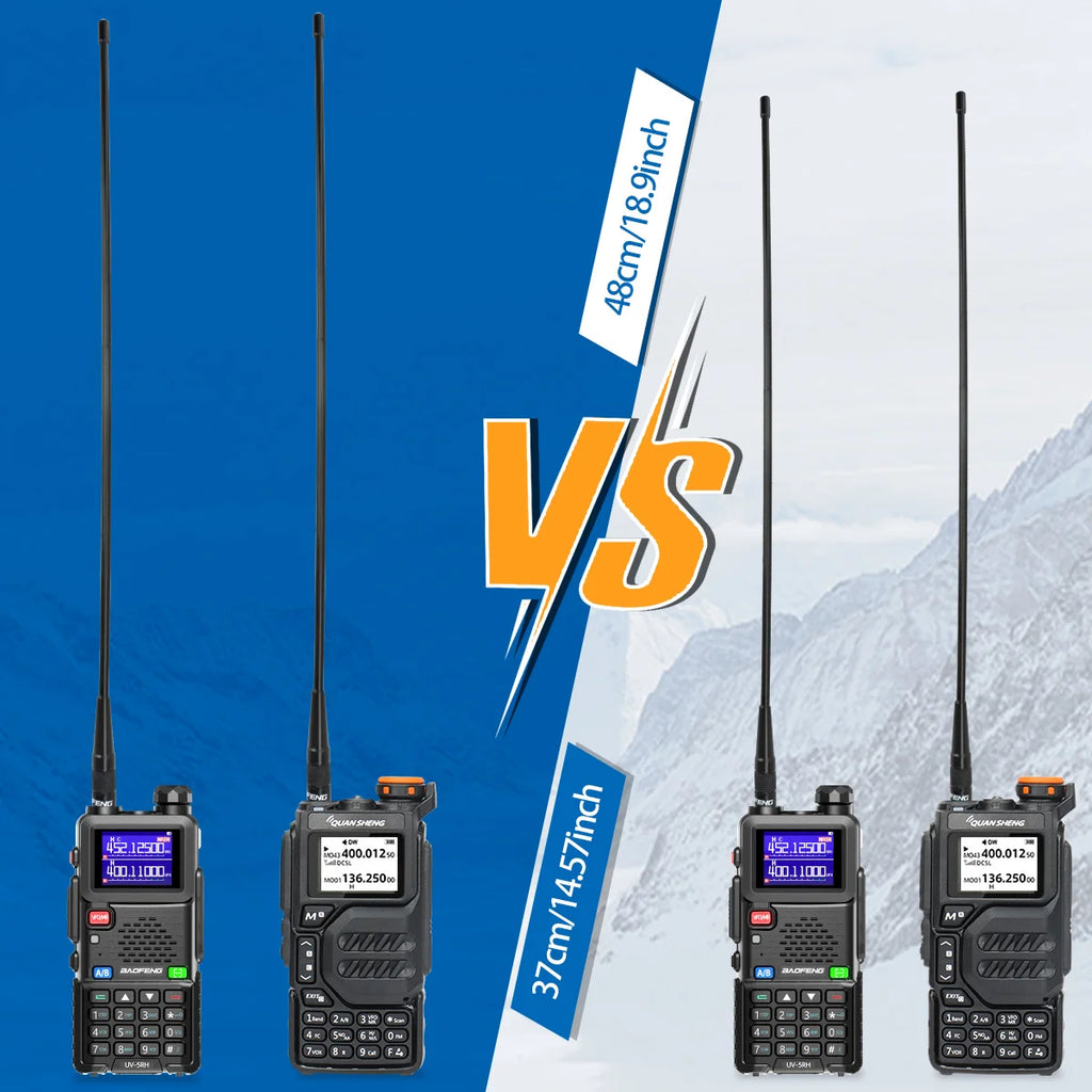 AM-771 Air Band SMA-Female Antenna 108-136MHz for Quansheng UV K5 (8) K6 Baofeng UV 5RH 21 PRO V2 UV-98 Walkie Talkie Ham Radio