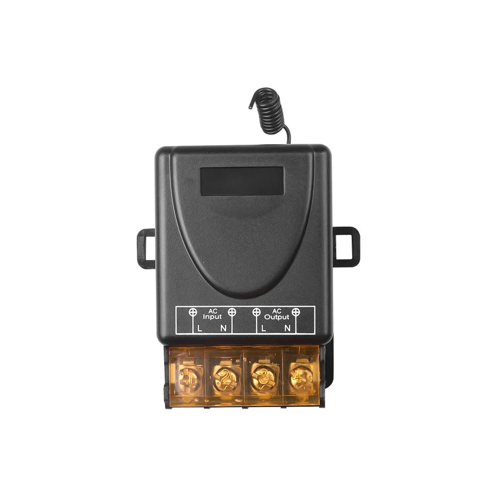 AC220V 433Mhz Remote Control Switch Hign Power On off Remote Control Transmitter for Water Pump Motor LED/Electric Appliance