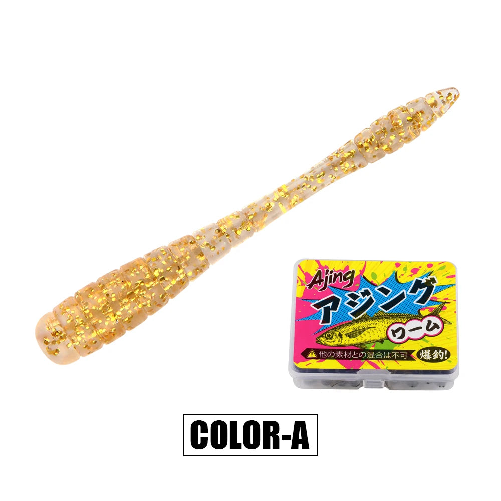 Spinpoler 4.8cm Ajing Soft Fishing Lure Mini Plastic Bait Tpr Rockfishing Stream River Sea Smaller Predators Drop Shot Tackle