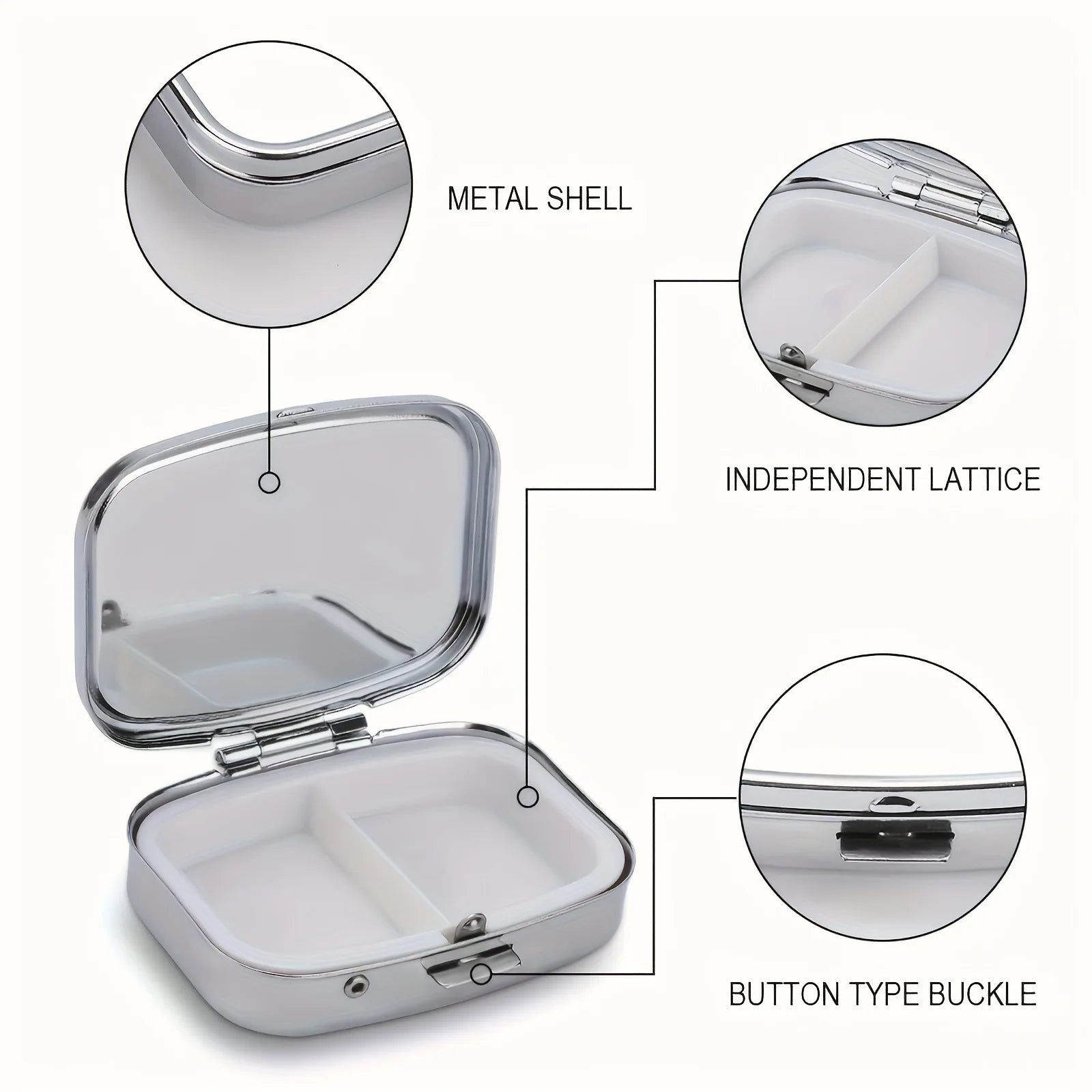 Travel Cases Lovely Colored Medicine Metal Jwelery Organizers Household Holder Iron Cabinet Small pill container  medicine box