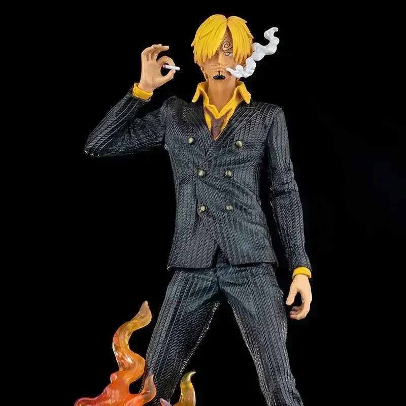 One Piece Vinsmoke Sanji Boy New Personality Cartoon Anime Character Peripheral Collection Figure Ornaments Children's Gifts