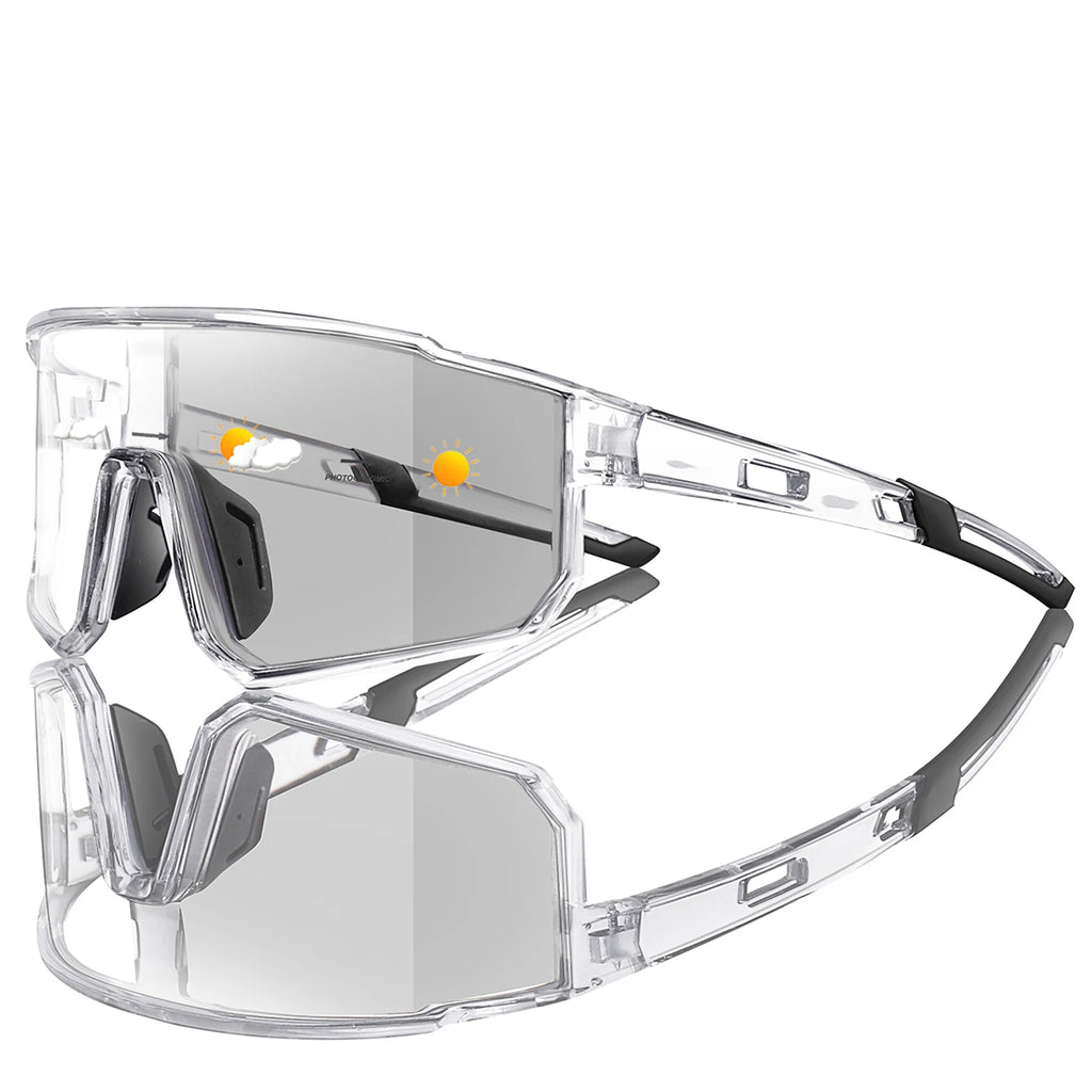 New Style Brand Photochromic Eyewear Men Women Bicycle MTB Bike Running Fishing Cycling Glasses Comfortable Windproof Goggles