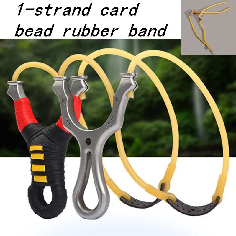 2pcs Slingshot Card bead rubber band Slingshot replaces elastic rubber band, round rubber band and slingshot accessories.