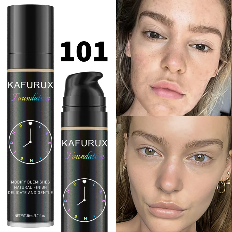 8 colors Liquid Foundation Effective Concealer Waterproof Sweat-resistant Face Korean Makeup Porfession Face Base Cosmetics Gift