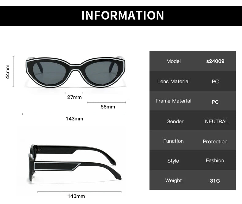 New Trendy Polygon Women Sunglasses Vintage Gradient Candy Color Shades Cat Eye Brand Designer Travelling Eyewear UV400