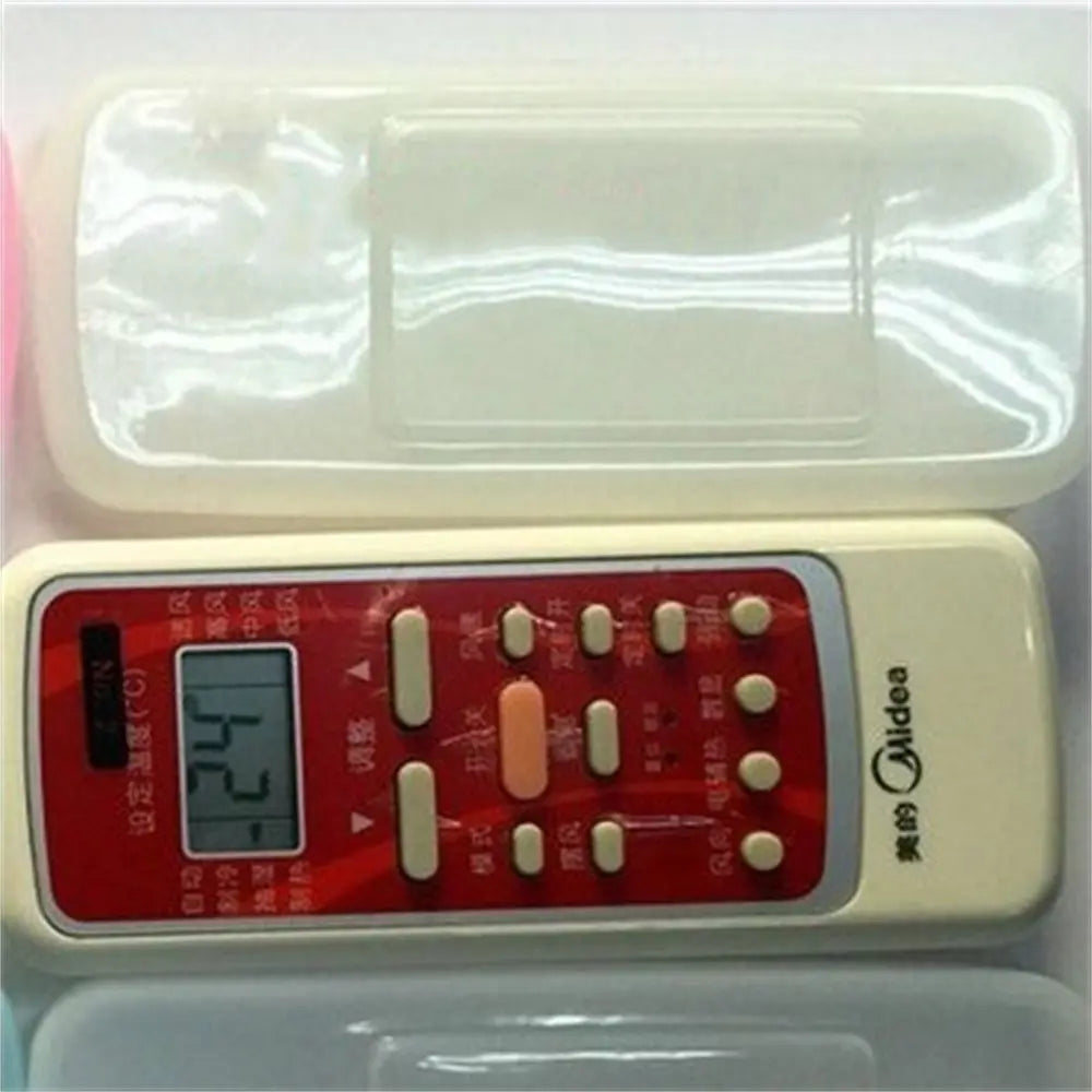 1PC Silicone TV Air Condition Remote Control Protective Case Transparent Waterproof Dust-proof Storage Bag