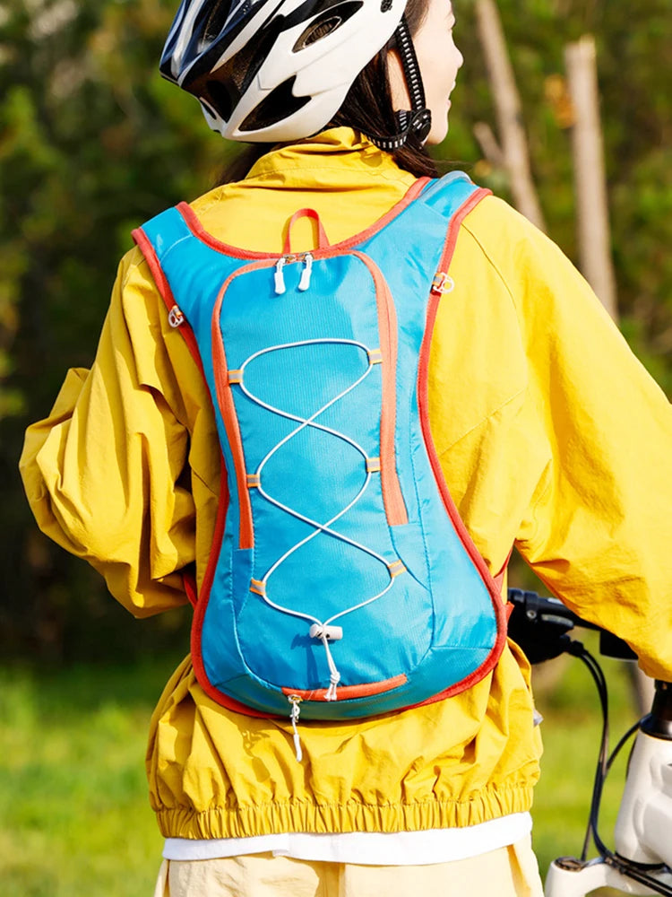 New 12L Outdoor Sport Bike Cycling Running Hiking Hydration Water Bag Storage Helmet Pack Waterproof UltraLight Bladder Backpack
