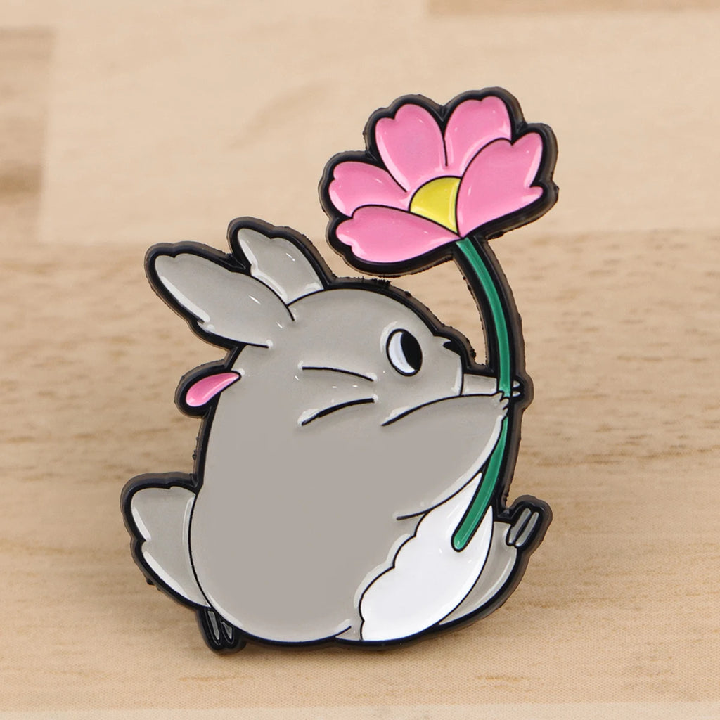Cute Animal Enamel Pin Anime Movie Badges on Backpack Women's Brooches Hat Lapel Pins Cosplay Accessories Toys Kids Gifts