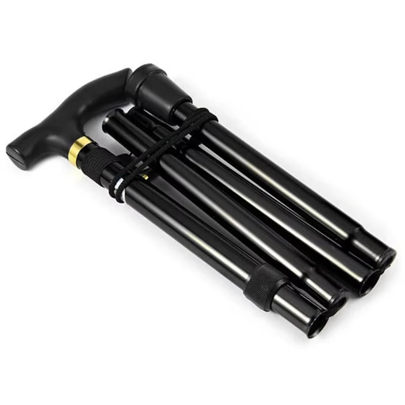 Lightweight Foldable Walking Stick for Hiking Travel & Elderly Support Crutch