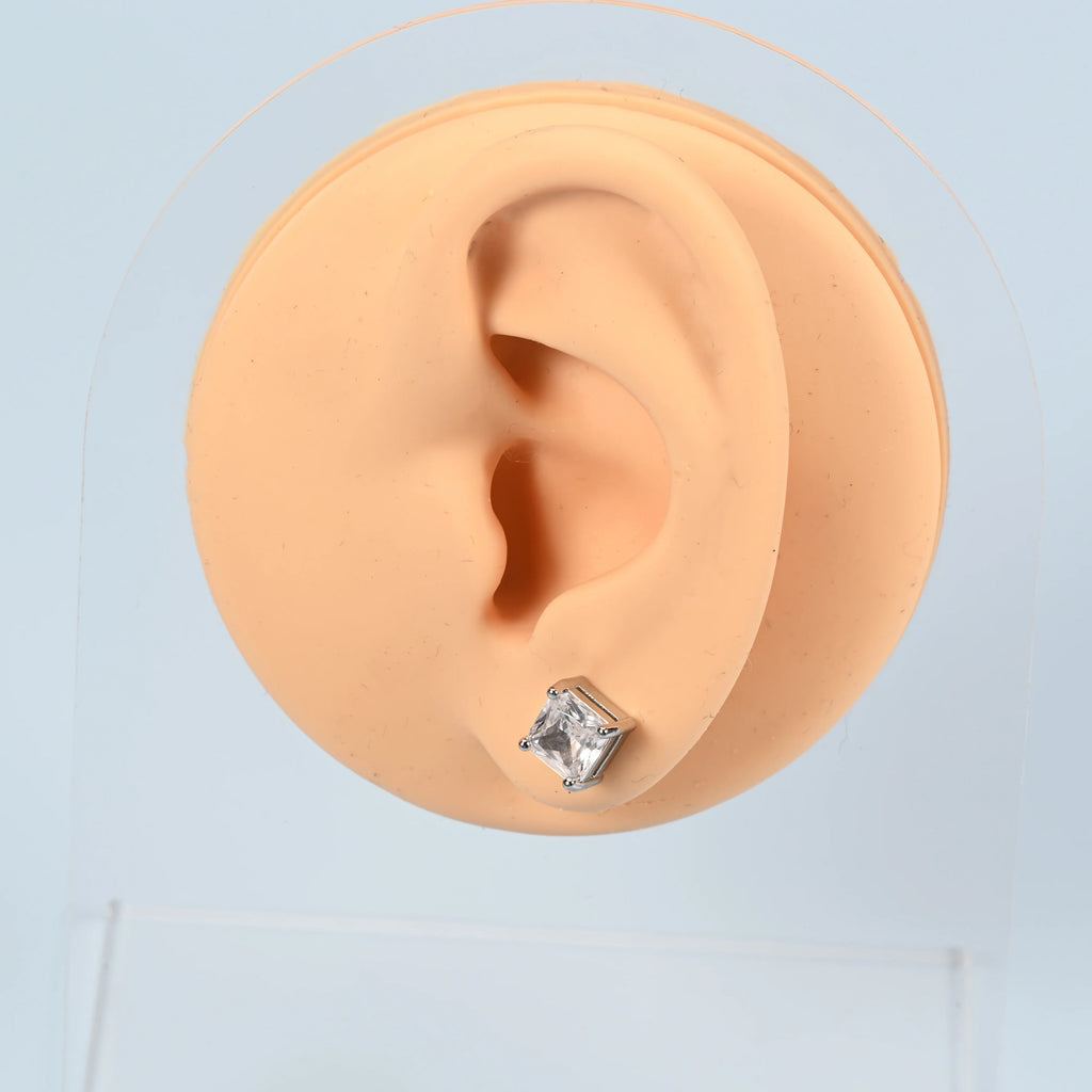 Set of man's magnetic earrings without punching ear clips,stainless steel personalized punk style women's ear studs