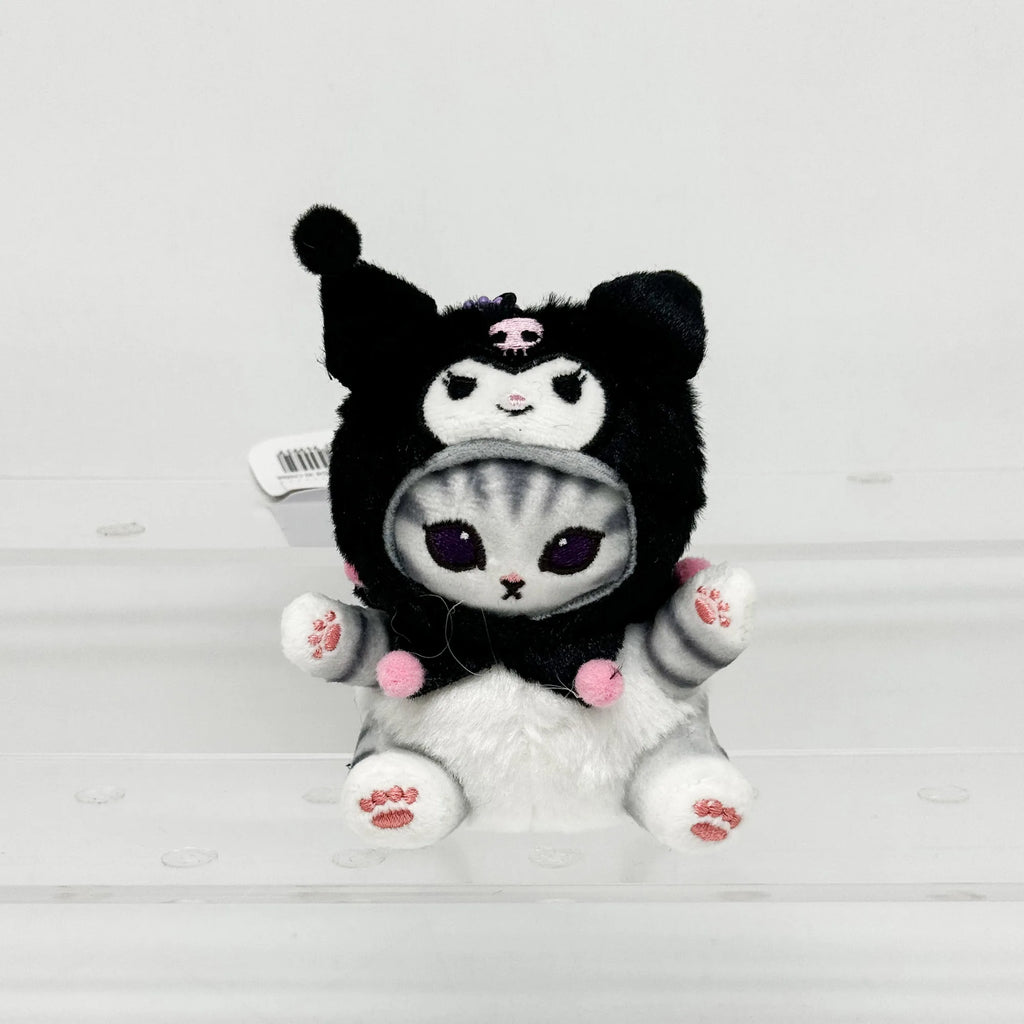Anime Shark Cat Co Branded Cross-dress Kuromi Hello Kitty Cinnamoroll Plush Toys Collect Decoration Pendant Gift