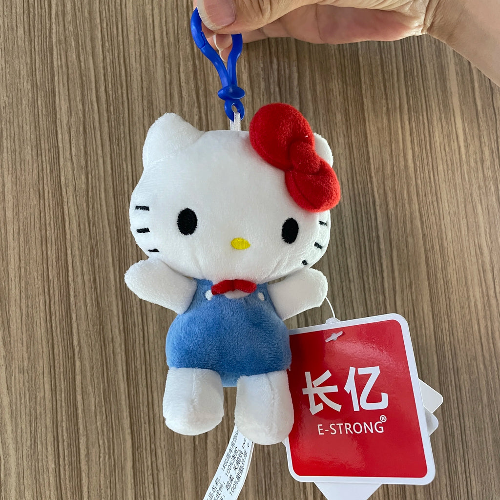 Genuine Sanrio Hangyodon Melody Kuromi Pendant Plush Toys Small Charms Sayuri Model Doll Stuffed Toys Girls Boys Birthday Gifts