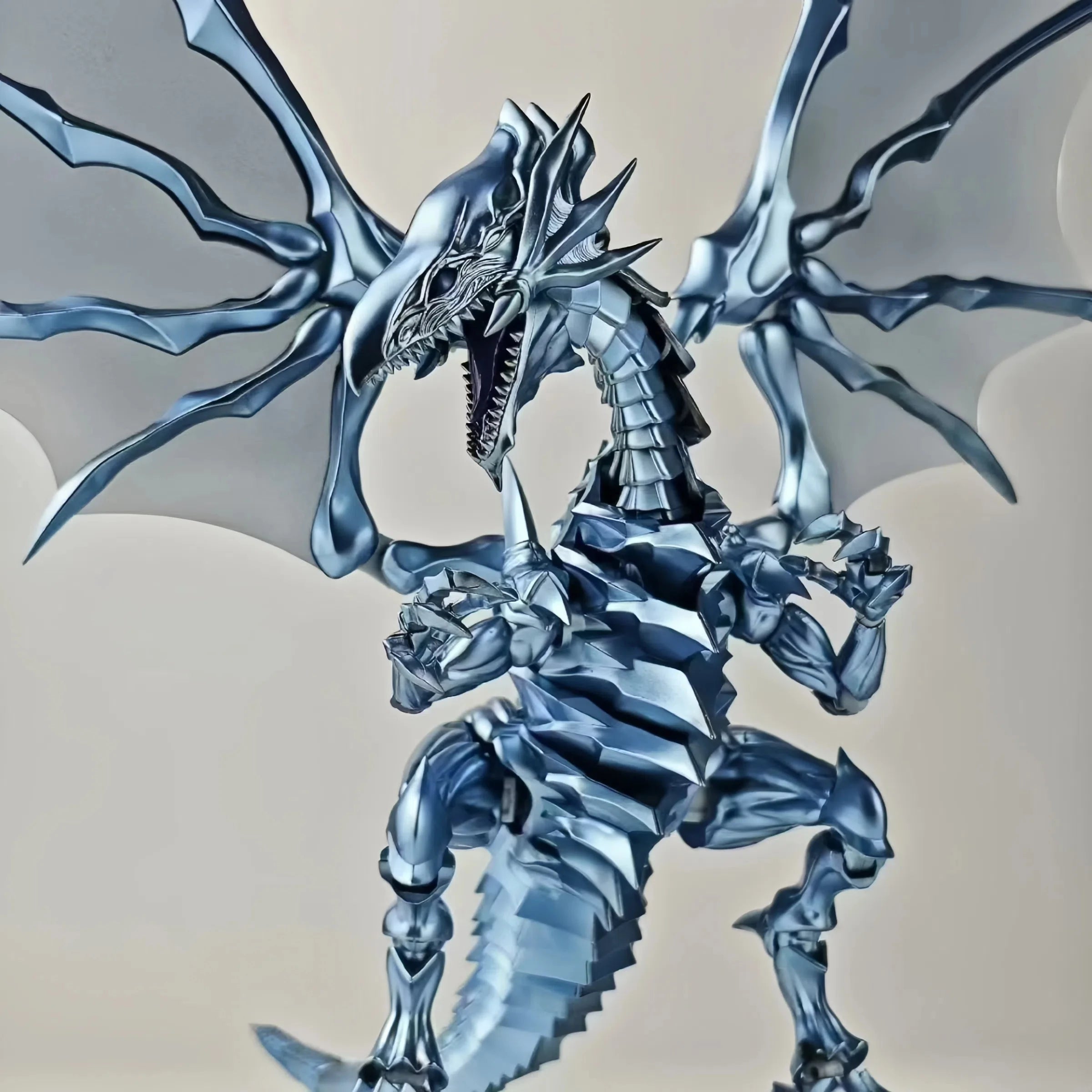 【New-Hot】Yu-Gi-Oh Arrogant Dragon Blue-Eyes White Dragon  Assembly Model Figure Desktop Decoration Holiday Birthday Gift