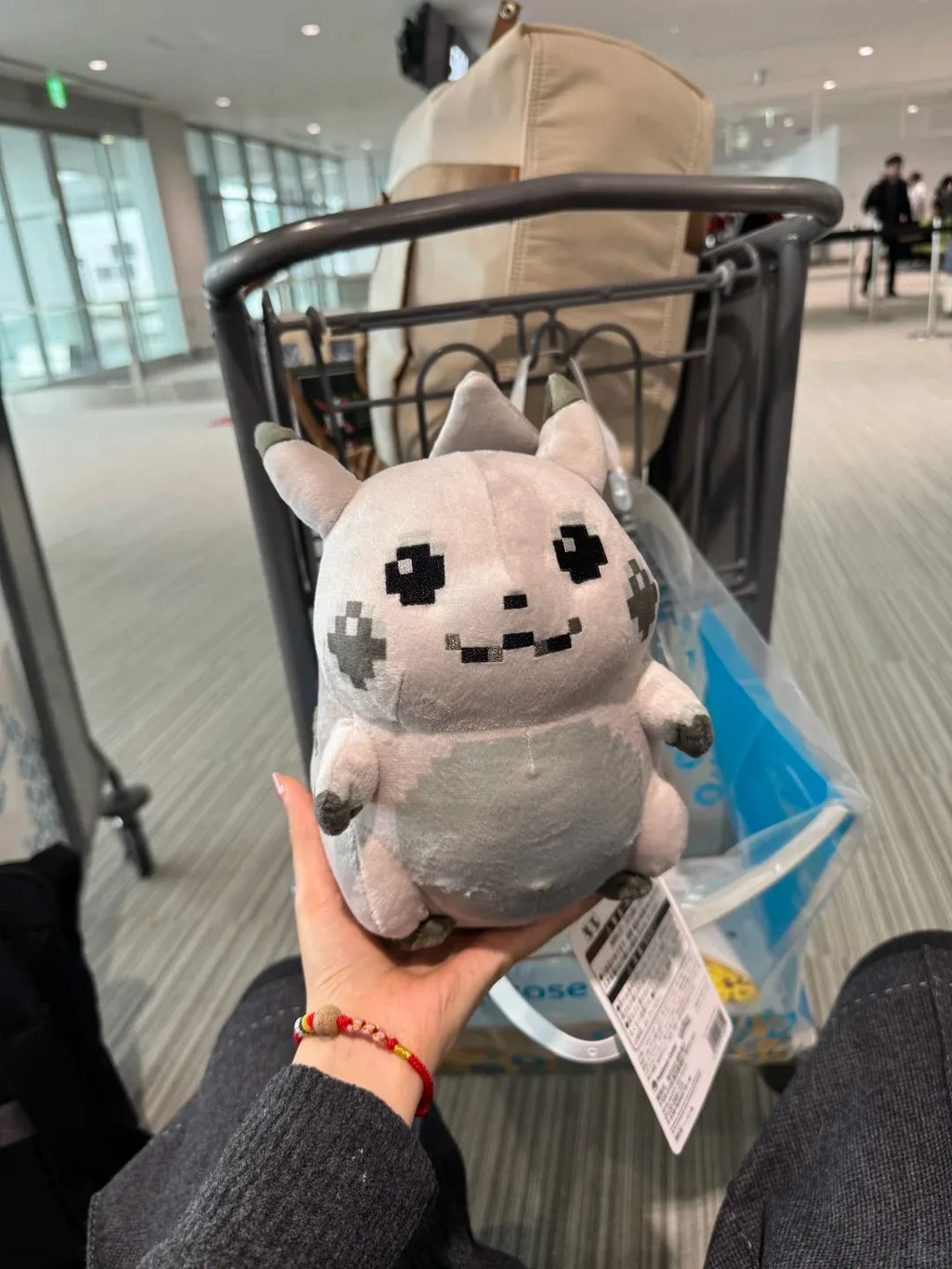 Genuine PokéMon Center PokéMon 30th Anniversary Original Pixel Style Plush Toy Stuffed Doll Anime Fans Collection Toy Gift
