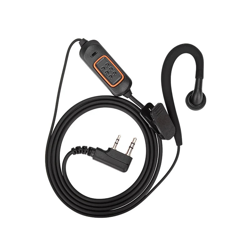 K-head Universal Headset Mic Walkie Talkie Earphones Soft Accessories for BaoFeng UV-5R UV-5RH UV-21 PRO Quansheng UV-K6