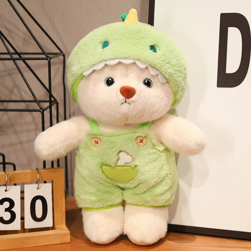 25/35cm Anime Cosplay Joint Bear Plush Toy Cute Stuffed Animals Bunny Duck Shark Pig Plushies Doll Kawaii Soft Toys For Girls